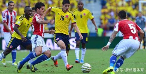 巴拉圭vs哥伦比亚赛果